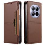 For Xiaomi Redmi Note 15 Pro 5G (Global) Wallet Case External Card Slot Magnetic Closing Leather Phone Cover