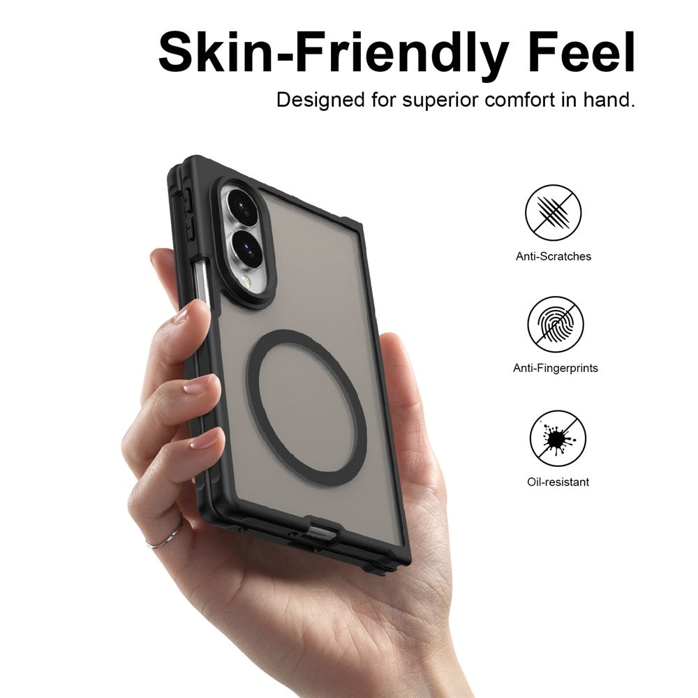 Til Samsung Galaxy Z Fold8 Magnetisk Cover Anti-drop Mat PC + TPU Telefoncover