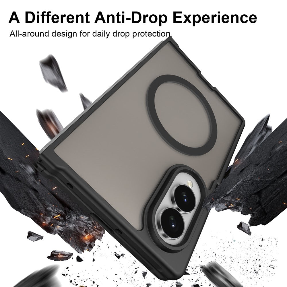 Til Samsung Galaxy Z Fold8 Magnetisk Cover Anti-drop Mat PC + TPU Telefoncover