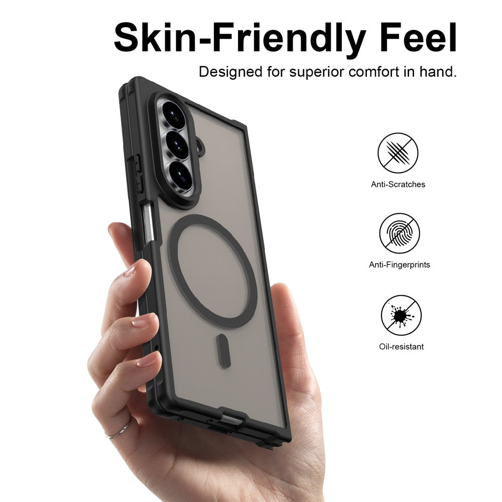 For Samsung Galaxy Z Fold8 Ultra Magnetic Case Anti Drop Matte PC + TPU Phone Cover