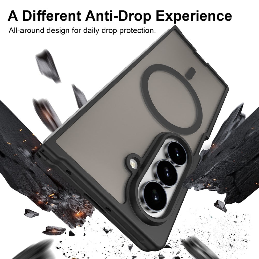 For Samsung Galaxy Z Fold8 Ultra Magnetic Case Anti Drop Matte PC + TPU Phone Cover
