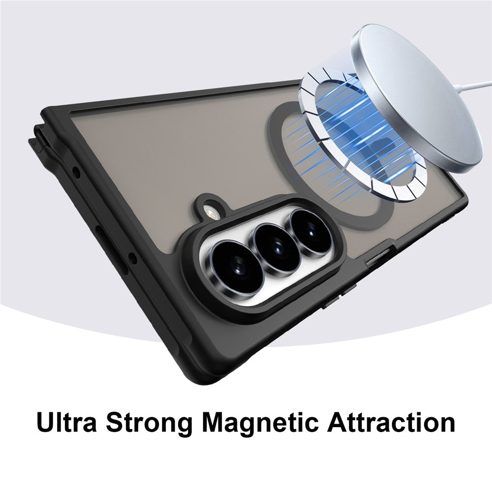 For Samsung Galaxy Z Fold8 Ultra Magnetic Case Anti Drop Matte PC + TPU Phone Cover
