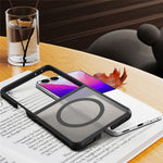 For Samsung Galaxy Z Flip8 Magnetic Case Anti Drop Matte PC + TPU Phone Cover