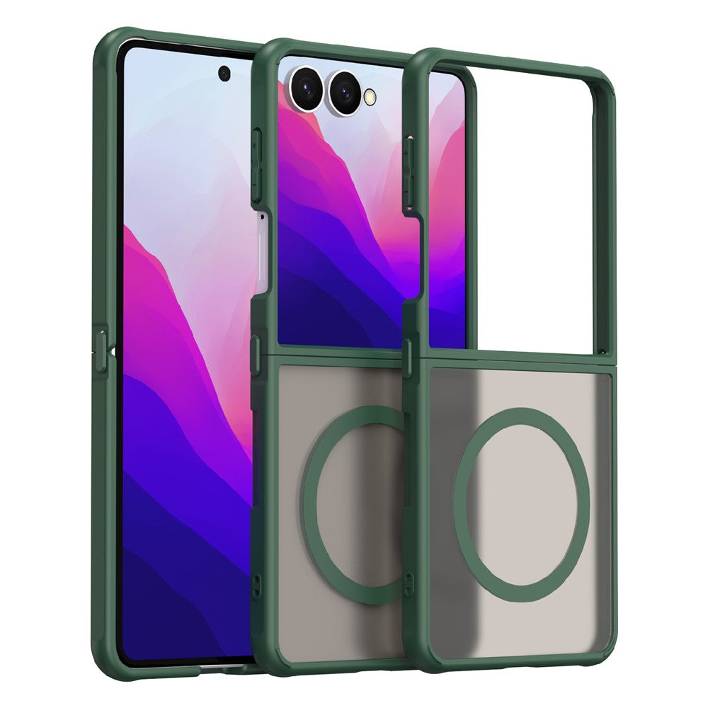 For Samsung Galaxy Z Flip8 Magnetic Case Anti Drop Matte PC + TPU Phone Cover