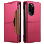 Pungcover til Huawei nova 14 5G / Huawei nova 14 Lite 5G / Huawei nova 15 5G med udvendig kortlomme, magnetisk lukning og læder