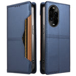 Huawei nova 14 5G / Huawei nova 14 Lite 5G / Huawei nova 15 5G plånboksfodral med externt kortfack, magnetisk stängning, läderfodral