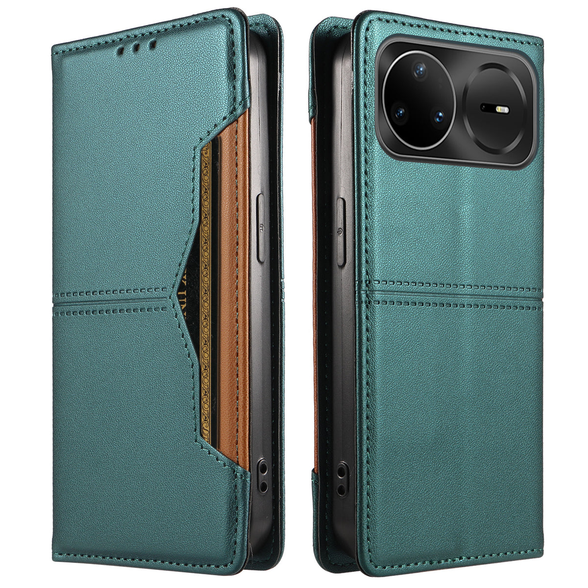 Pungcover til Huawei nova 15 Pro 5G / Huawei nova 15 Ultra 5G / Huawei nova 16 Ultra 5G / Huawei nova 16 Pro 5G med ekstern kortplads, magnetisk lukning og lædermobilcover