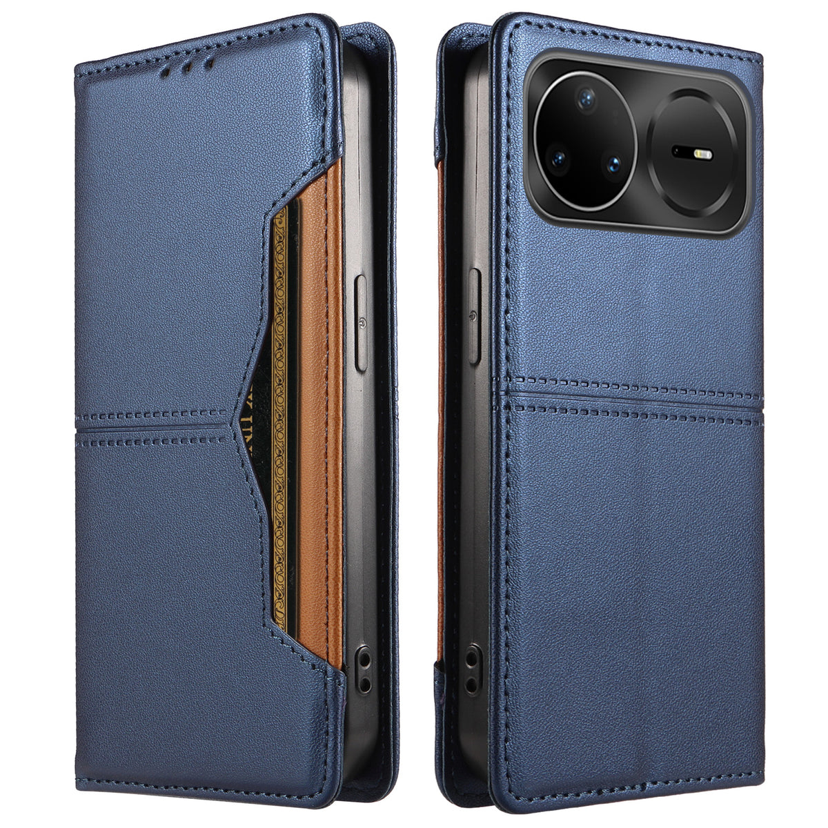 Pungcover til Huawei nova 15 Pro 5G / Huawei nova 15 Ultra 5G / Huawei nova 16 Ultra 5G / Huawei nova 16 Pro 5G med ekstern kortplads, magnetisk lukning og lædermobilcover