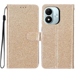 For Xiaomi Redmi Note 17 4G (Global) / Note 17 5G (Global) / Note 17 (India / China) 5G Wallet Case Glitter Anti-Scratch Leather Stand Phone Cover with Strap