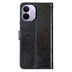 For Xiaomi Redmi Note 17 Pro 5G Wallet Case Glitter Anti-Scratch Leather Stand Phone Cover with Strap
