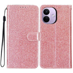 For Xiaomi Redmi Note 17 Pro 5G Wallet Case Glitter Anti-Scratch Leather Stand Phone Cover with Strap