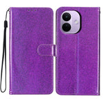 For Xiaomi Redmi Note 17 Pro 5G Wallet Case Glitter Anti-Scratch Leather Stand Phone Cover with Strap