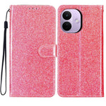 For Xiaomi Redmi Note 17 Pro 5G Wallet Case Glitter Anti-Scratch Leather Stand Phone Cover with Strap