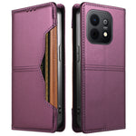 Huawei Enjoy 90 Plus / Huawei Enjoy 90 Plånboksfodral med externt kortfack, magnetisk stängning, läderfodral