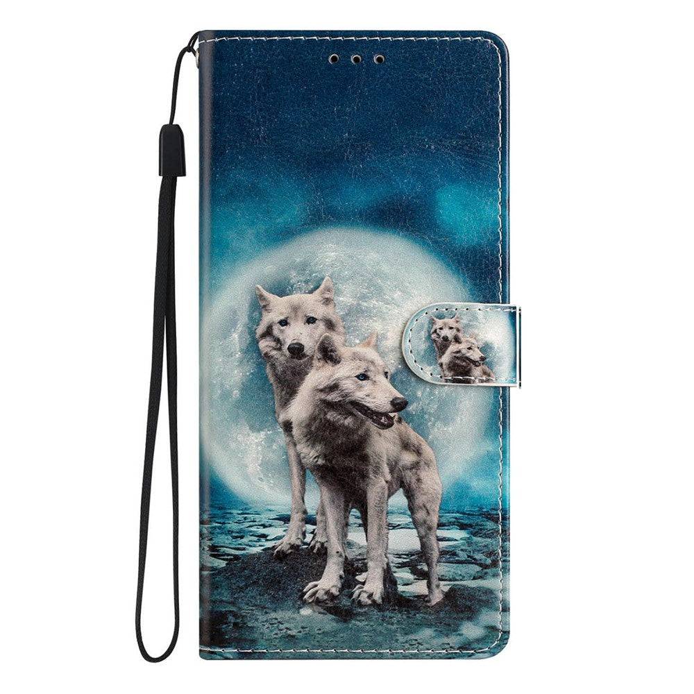 For Xiaomi Redmi Note 17 4G (Global) / Note 17 5G (Global) / Note 17 (India / China) 5G Wallet Case PU Leather Pattern Printing Stand Phone Cover with Strap
