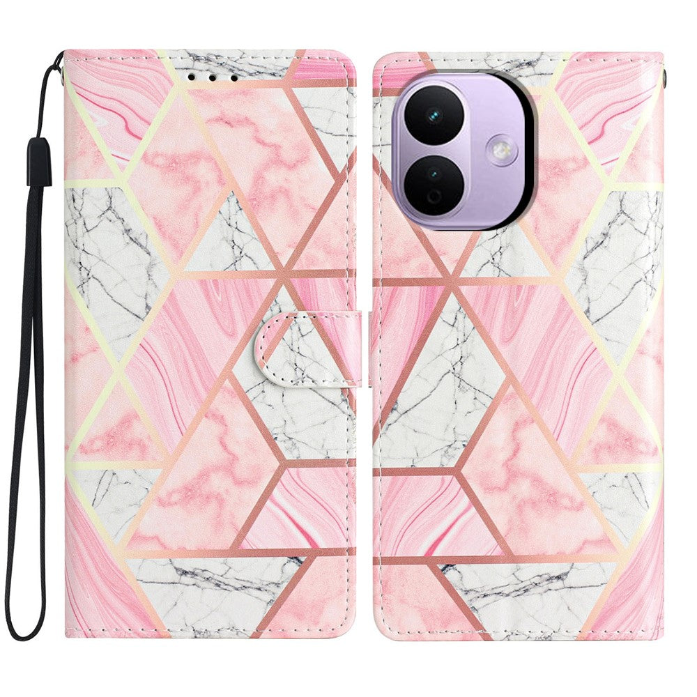 For Xiaomi Redmi Note 17 Pro 5G Wallet Case PU Leather Pattern Printing Stand Phone Cover with Strap