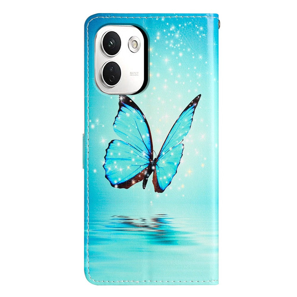 For Xiaomi Redmi Note 17 Pro+ 5G / Note 17 Pro Max 5G Wallet Case PU Leather Pattern Printing Stand Phone Cover with Strap