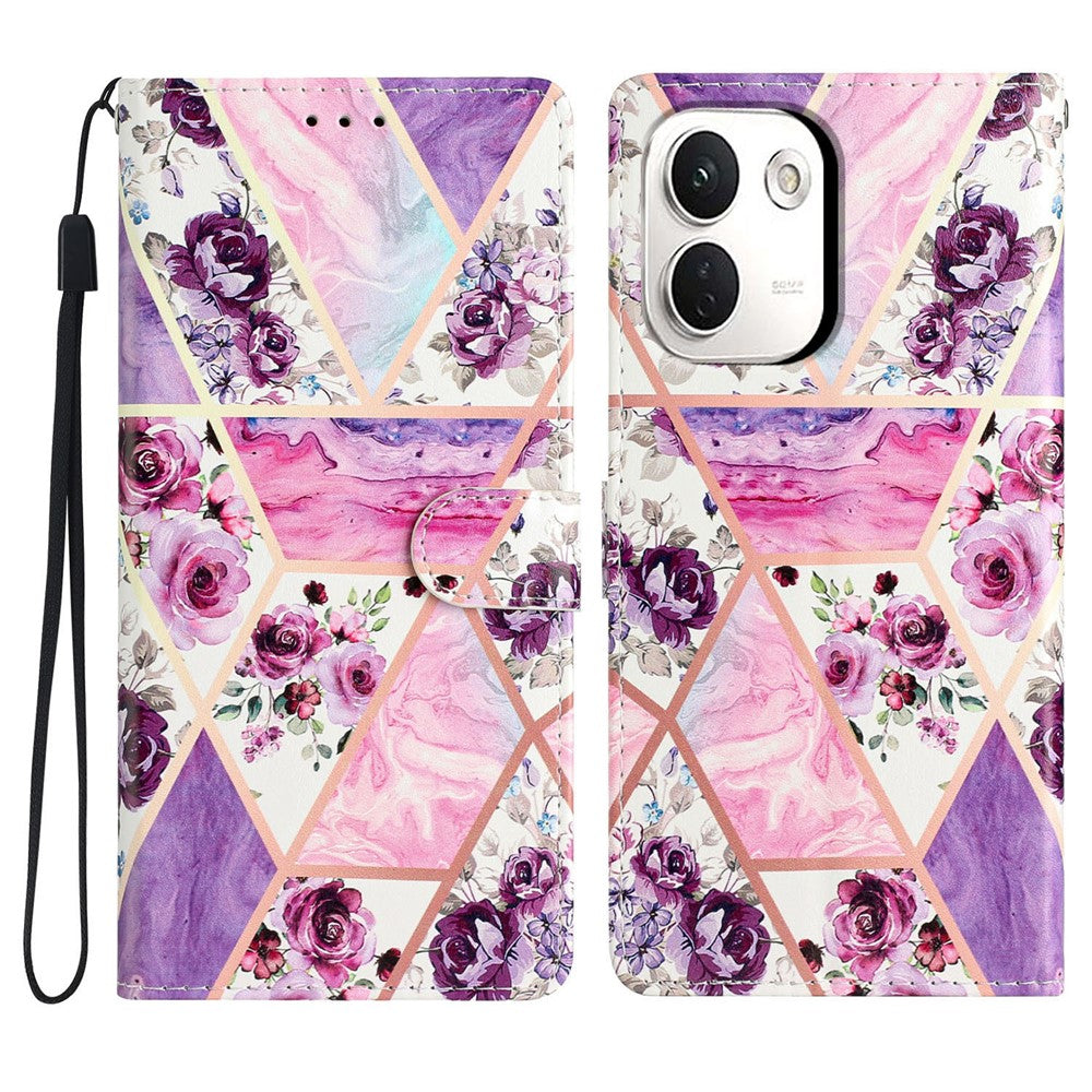 For Xiaomi Redmi Note 17 Pro+ 5G / Note 17 Pro Max 5G Wallet Case PU Leather Pattern Printing Stand Phone Cover with Strap