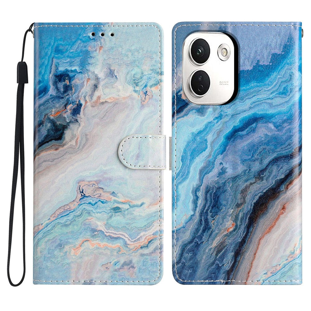 For Xiaomi Redmi Note 17 Pro+ 5G / Note 17 Pro Max 5G Wallet Case PU Leather Pattern Printing Stand Phone Cover with Strap