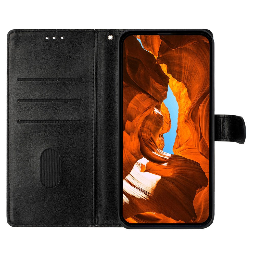 For Xiaomi Redmi Note 17 4G (Global) / Note 17 5G (Global) / Note 17 (India / China) 5G Wallet Phone Case Butterfly Floral Imprint Leather Flip Cover with Strap