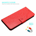 For Xiaomi Redmi Note 17 Pro 5G Leather Case Stand Card Slots Mandala Pattern Phone Cover with Wrist Strap