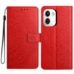 For Xiaomi Redmi Note 17 Pro+ 5G / Note 17 Pro Max 5G Leather Case Stand Card Slots Mandala Pattern Phone Cover with Wrist Strap