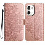 For Xiaomi Redmi Note 17 Pro+ 5G / Note 17 Pro Max 5G Leather Case Stand Card Slots Mandala Pattern Phone Cover with Wrist Strap