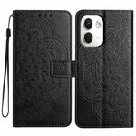 For Xiaomi Redmi Note 17 Pro+ 5G / Note 17 Pro Max 5G Leather Case Stand Card Slots Mandala Pattern Phone Cover with Wrist Strap
