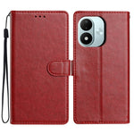 For Xiaomi Redmi Note 17 4G (Global) / Note 17 5G (Global) / Note 17 (India / China) 5G Leather Case Wallet Stand Phone Cover with Handy Strap