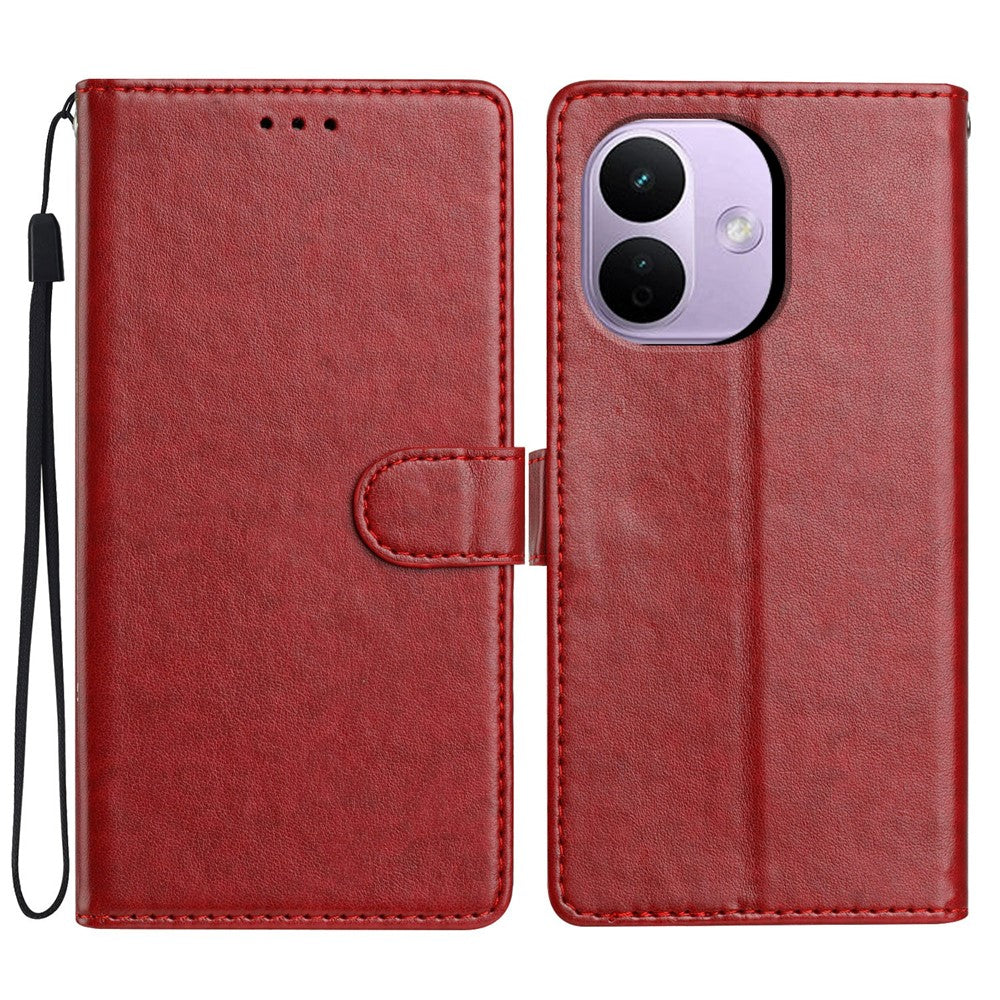 For Xiaomi Redmi Note 17 Pro 5G Leather Case Wallet Stand Phone Cover with Handy Strap