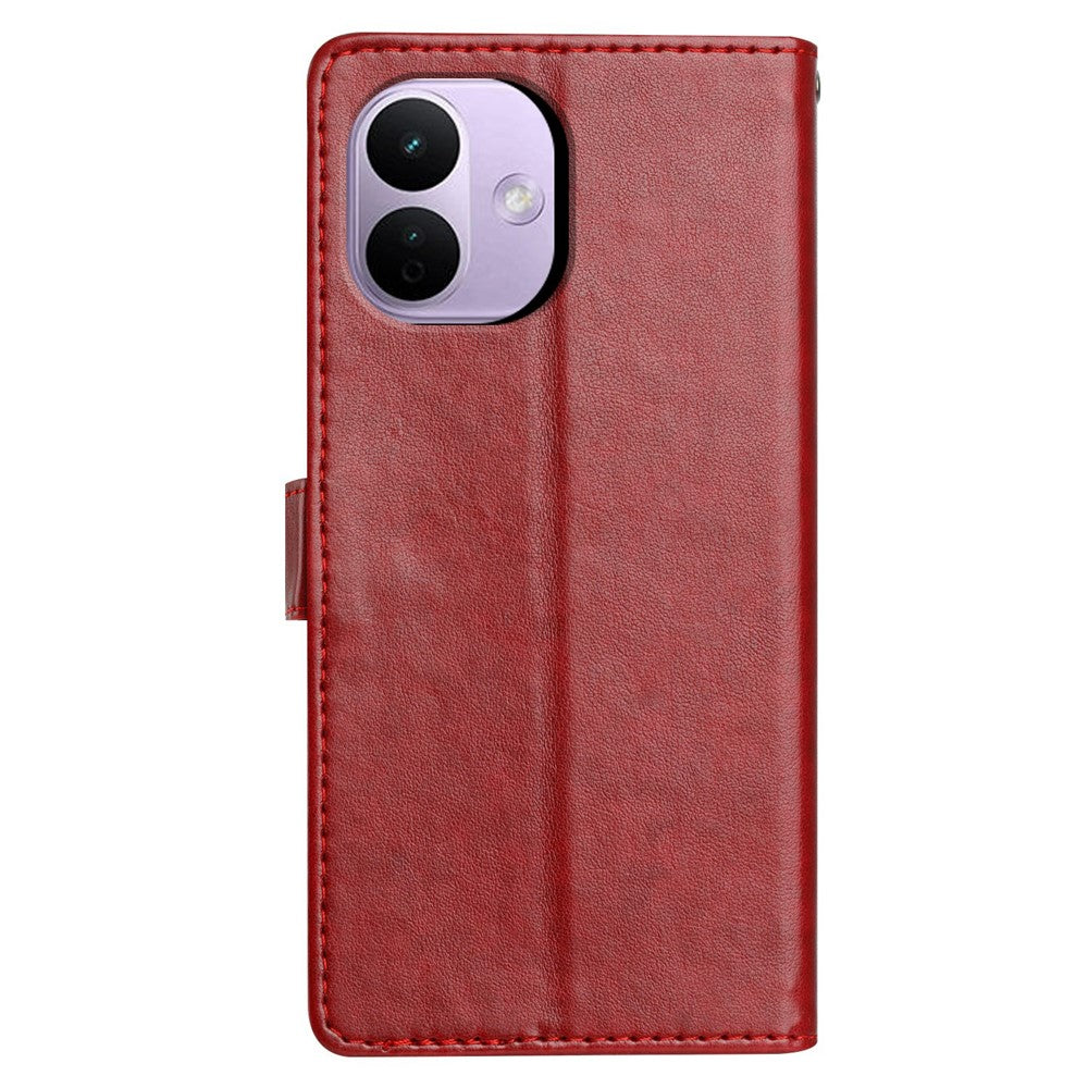 For Xiaomi Redmi Note 17 Pro 5G Leather Case Wallet Stand Phone Cover with Handy Strap
