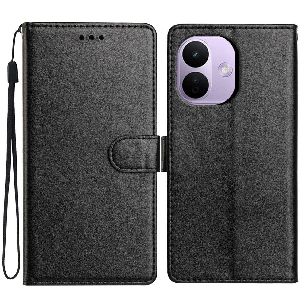 For Xiaomi Redmi Note 17 Pro 5G Leather Case Wallet Stand Phone Cover with Handy Strap