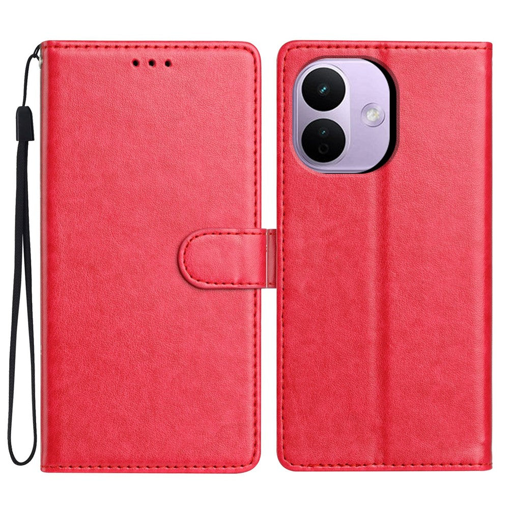 For Xiaomi Redmi Note 17 Pro 5G Leather Case Wallet Stand Phone Cover with Handy Strap