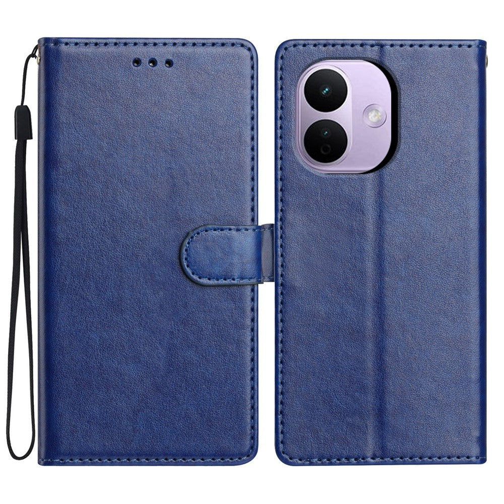 For Xiaomi Redmi Note 17 Pro 5G Leather Case Wallet Stand Phone Cover with Handy Strap