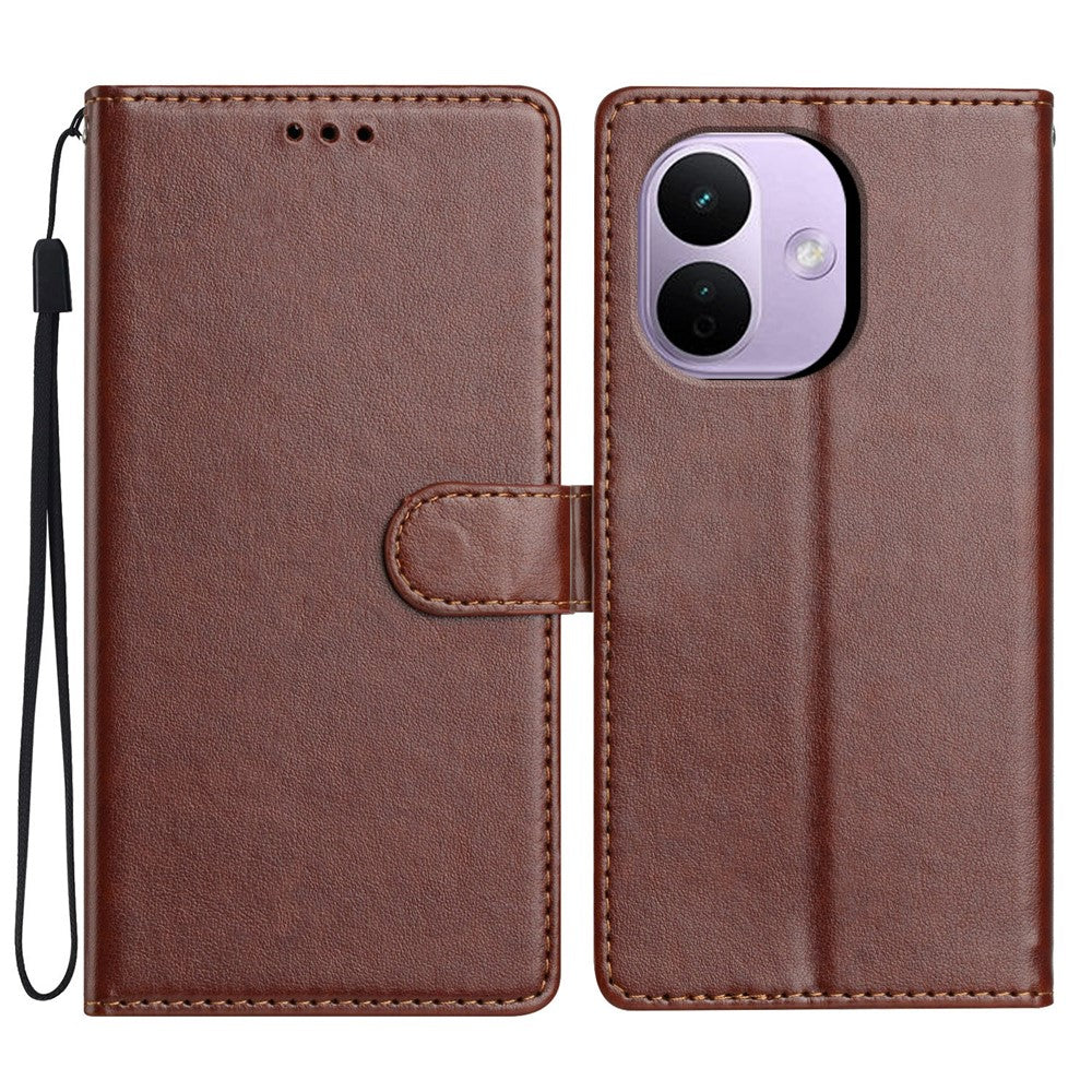 For Xiaomi Redmi Note 17 Pro 5G Leather Case Wallet Stand Phone Cover with Handy Strap