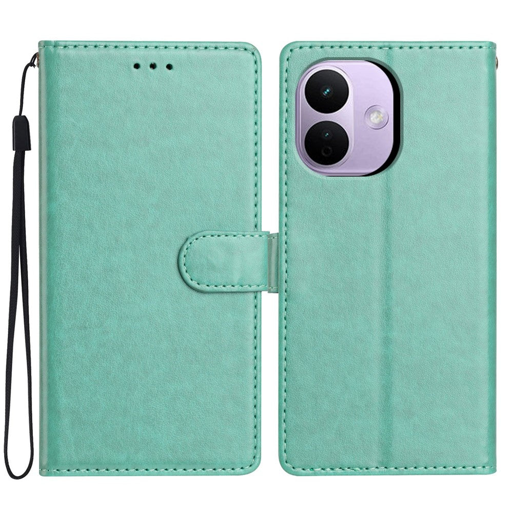For Xiaomi Redmi Note 17 Pro 5G Leather Case Wallet Stand Phone Cover with Handy Strap