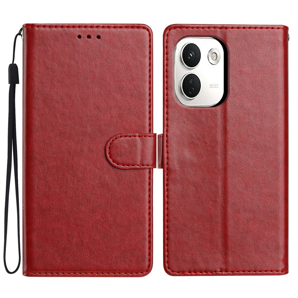 For Xiaomi Redmi Note 17 Pro+ 5G / Note 17 Pro Max 5G Leather Case Wallet Stand Phone Cover with Handy Strap