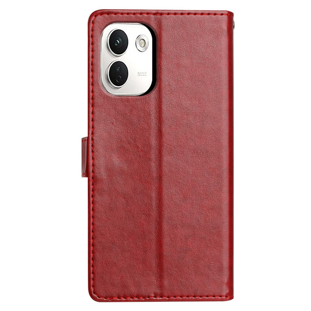 For Xiaomi Redmi Note 17 Pro+ 5G / Note 17 Pro Max 5G Leather Case Wallet Stand Phone Cover with Handy Strap