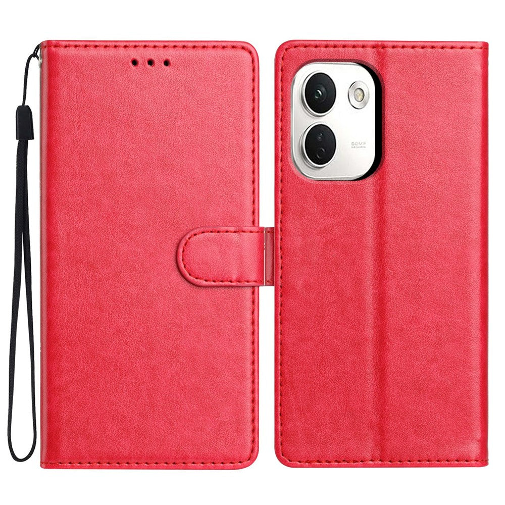 For Xiaomi Redmi Note 17 Pro+ 5G / Note 17 Pro Max 5G Leather Case Wallet Stand Phone Cover with Handy Strap