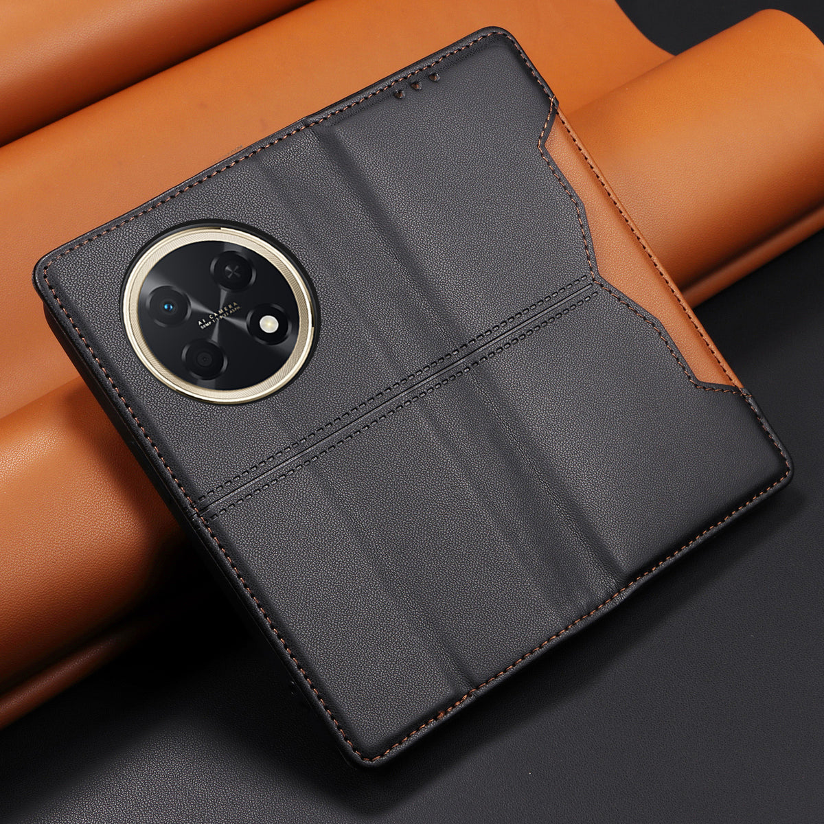 For Huawei nova 15 Max / Huawei Enjoy 90 Pro Max Wallet Case External Card Slot Magnetic Closing Leather Phone Cover