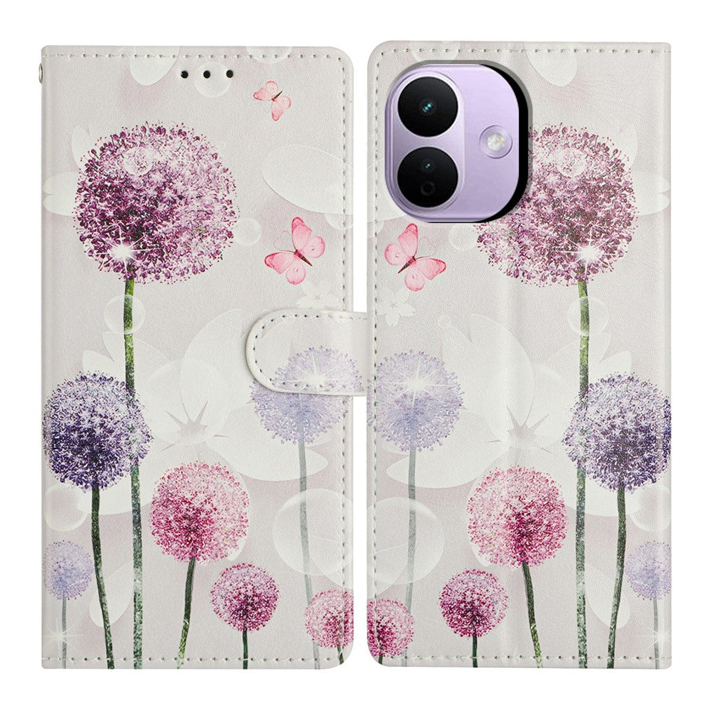 For Xiaomi Redmi Note 17 Pro 5G Case Pattern Printing Wallet Stand Flip Leather Phone Cover with Strap