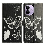 For Xiaomi Redmi Note 17 Pro 5G Case Pattern Printing Wallet Stand Flip Leather Phone Cover with Strap
