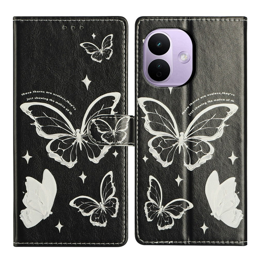 For Xiaomi Redmi Note 17 Pro 5G Case Pattern Printing Wallet Stand Flip Leather Phone Cover with Strap