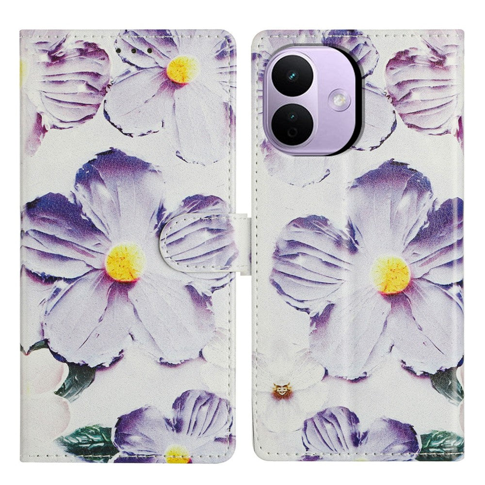 For Xiaomi Redmi Note 17 Pro 5G Case Pattern Printing Wallet Stand Flip Leather Phone Cover with Strap