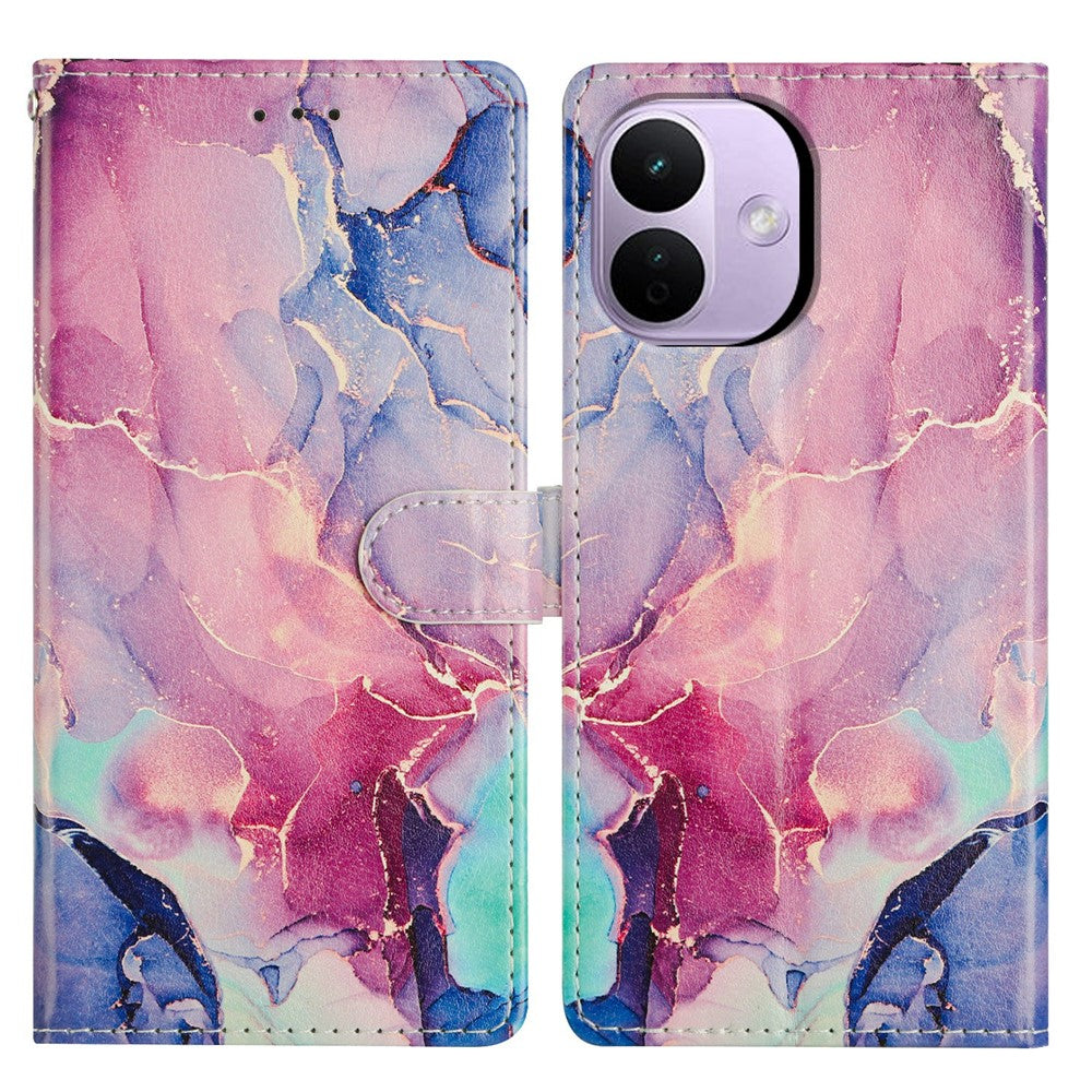 For Xiaomi Redmi Note 17 Pro 5G Case Pattern Printing Wallet Stand Flip Leather Phone Cover with Strap