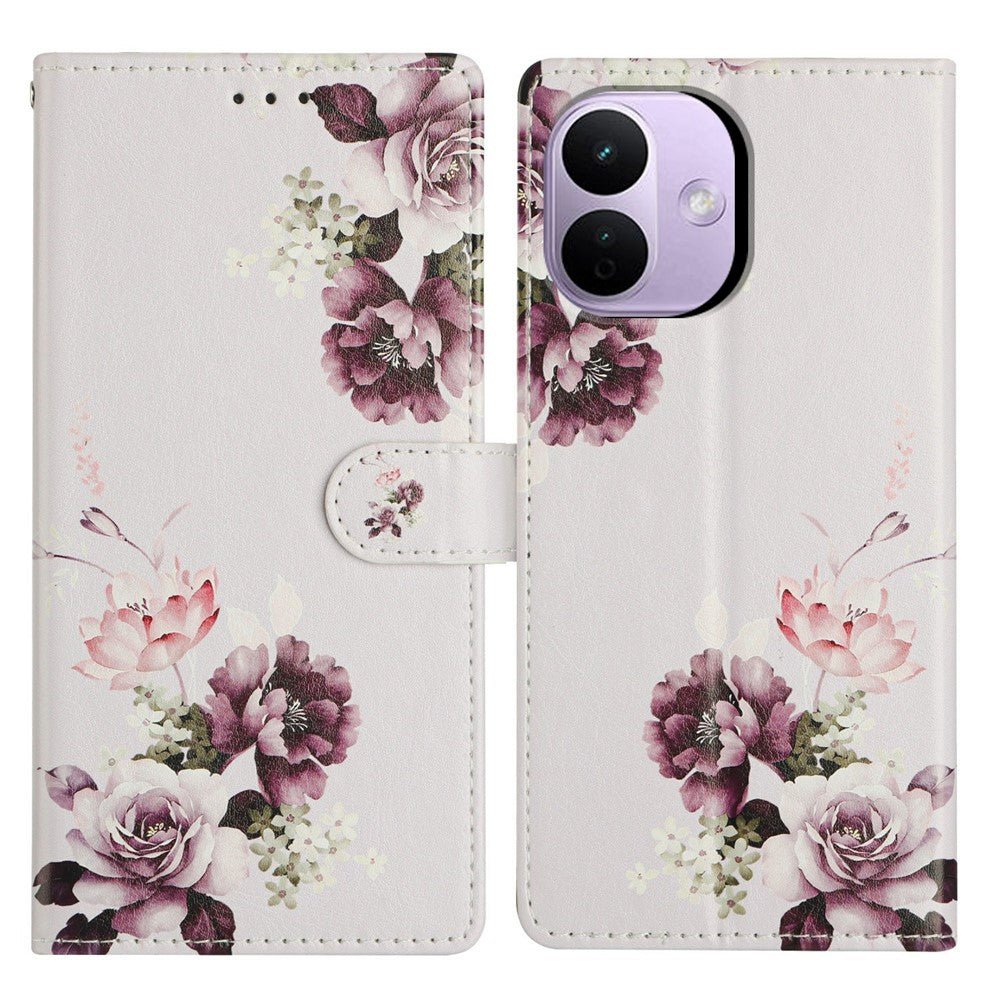 For Xiaomi Redmi Note 17 Pro 5G Case Pattern Printing Wallet Stand Flip Leather Phone Cover with Strap