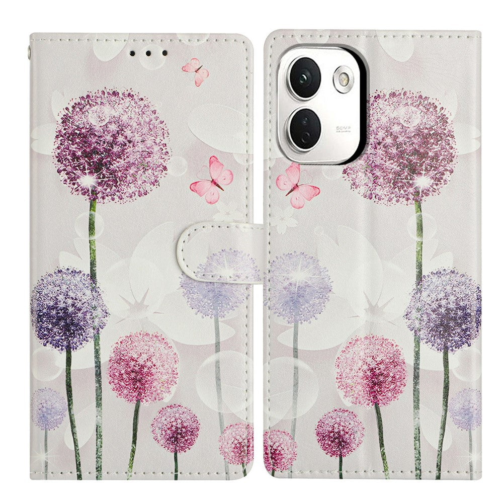For Xiaomi Redmi Note 17 Pro+ 5G / Note 17 Pro Max 5G Case Pattern Printing Wallet Stand Flip Leather Phone Cover with Strap