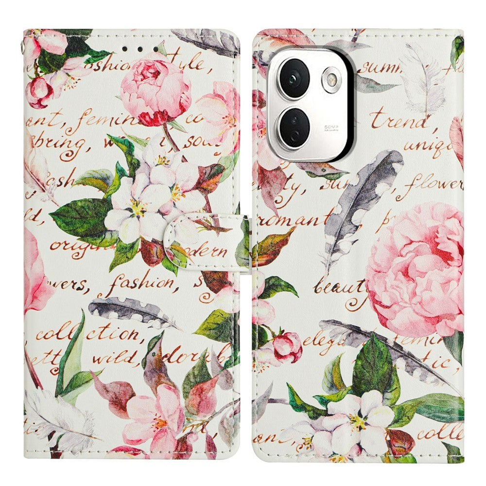 For Xiaomi Redmi Note 17 Pro+ 5G / Note 17 Pro Max 5G Case Pattern Printing Wallet Stand Flip Leather Phone Cover with Strap