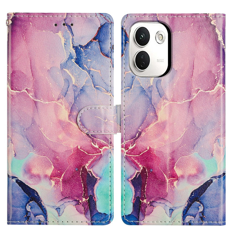 For Xiaomi Redmi Note 17 Pro+ 5G / Note 17 Pro Max 5G Case Pattern Printing Wallet Stand Flip Leather Phone Cover with Strap