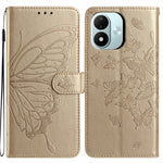 For Xiaomi Redmi Note 17 4G (Global) / Note 17 5G (Global) / Note 17 (India / China) 5G Case Butterfly Imprinted Wallet Stand PU Leather Flip Phone Cover with Strap